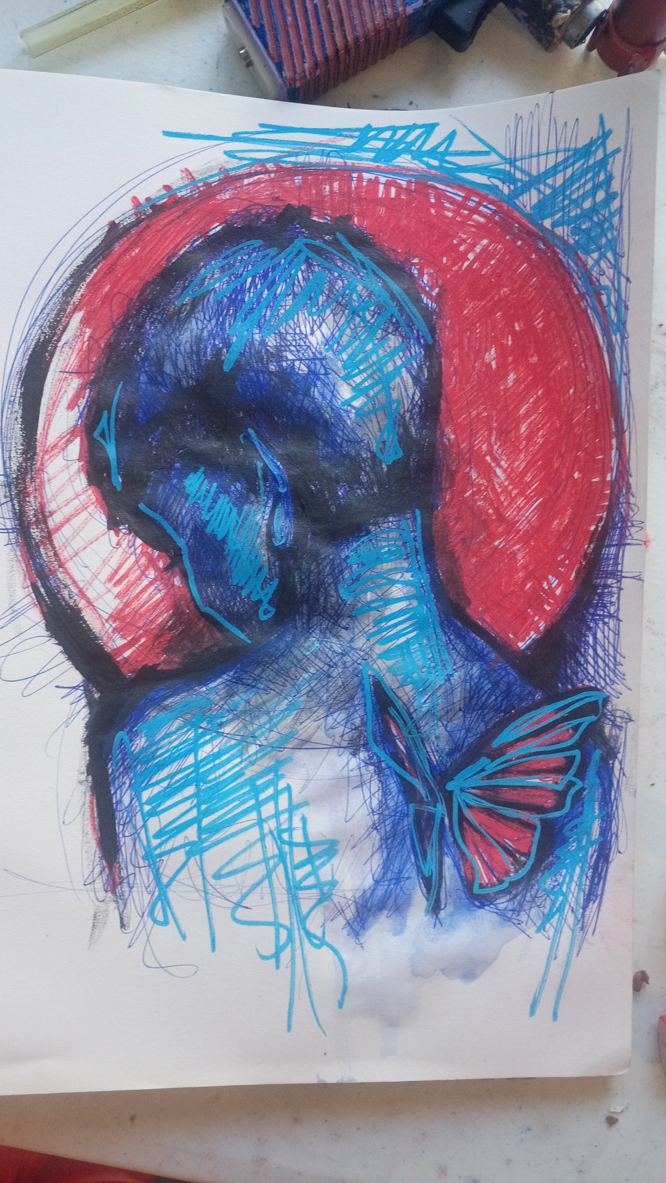 Soul Child — Original Watercolor by Roberto Cisneros